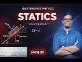 Statics MCQ #35 | Sliding on an Inclined Plane | Mechanics | Master Mind Physics