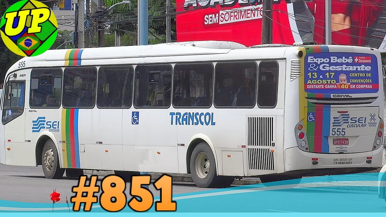 #851 - ÔNIBUS RECIFE - Praça Lula Cabral de Melo. Av. Dezessete de Agosto  /  Estrada do Encanamento