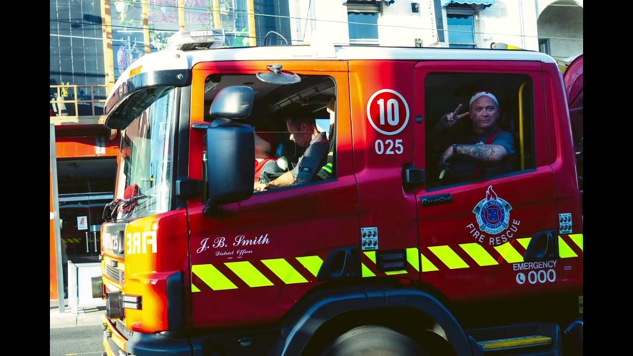 What does a fire truck siren sound like in Australia? YouTube