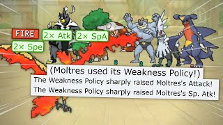 Weakness Policy Moltres Pokemon Showdown Sweep
