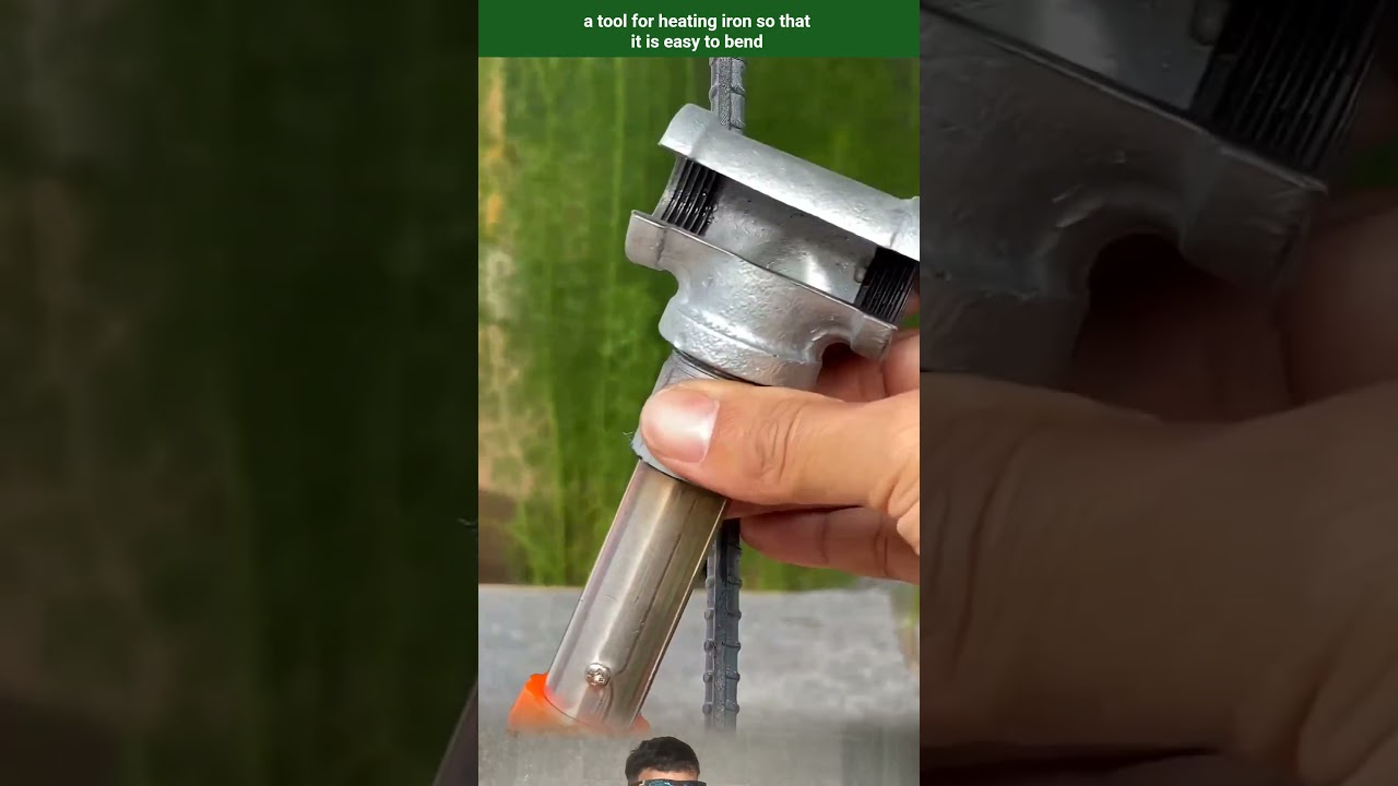 a tool for heating iron so that it is easy to bend