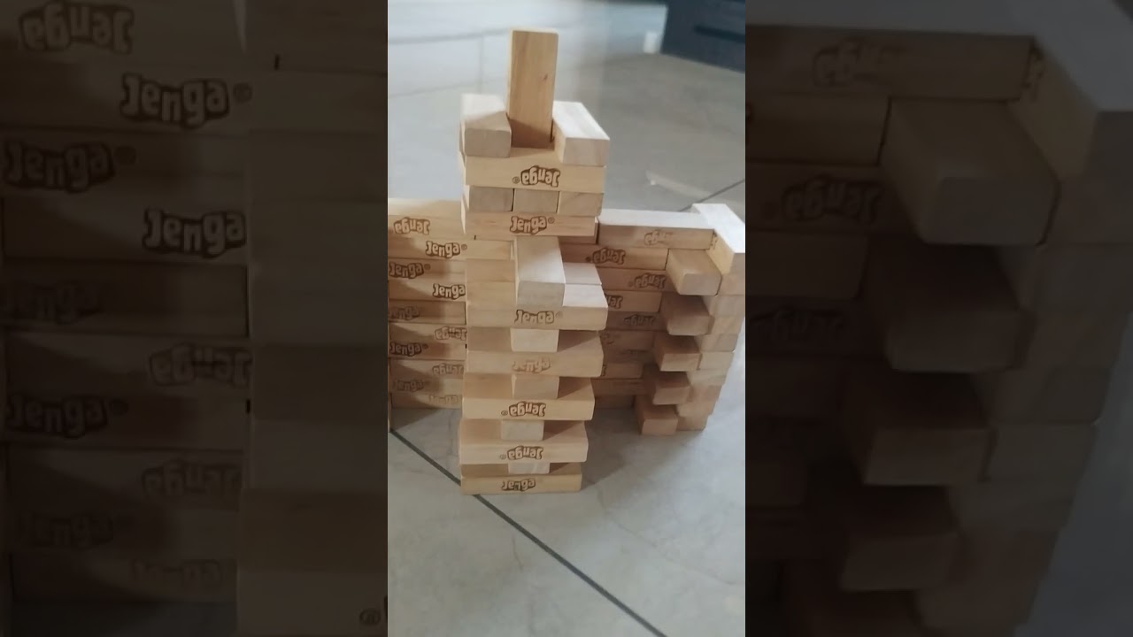 How to make Jenga T-(impossible) building