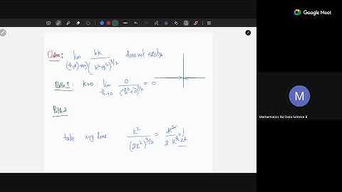 Maths 2 | Differentiability of n-variable function (W11)