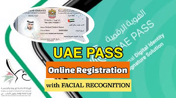 UAE PASS || Step-by-step Online Registration || For Residents and Visitors