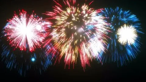 Stunning Beautiful Festive Fireworks Stock Motion Graphics