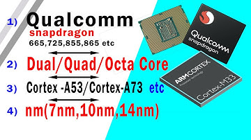 What is Qualcomm snapdragon || what is Dual,Quad,Octa core | What is Cortex in processor | Nanometer