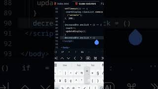 Counter App Using Html, Css &amp; Javascript #coding