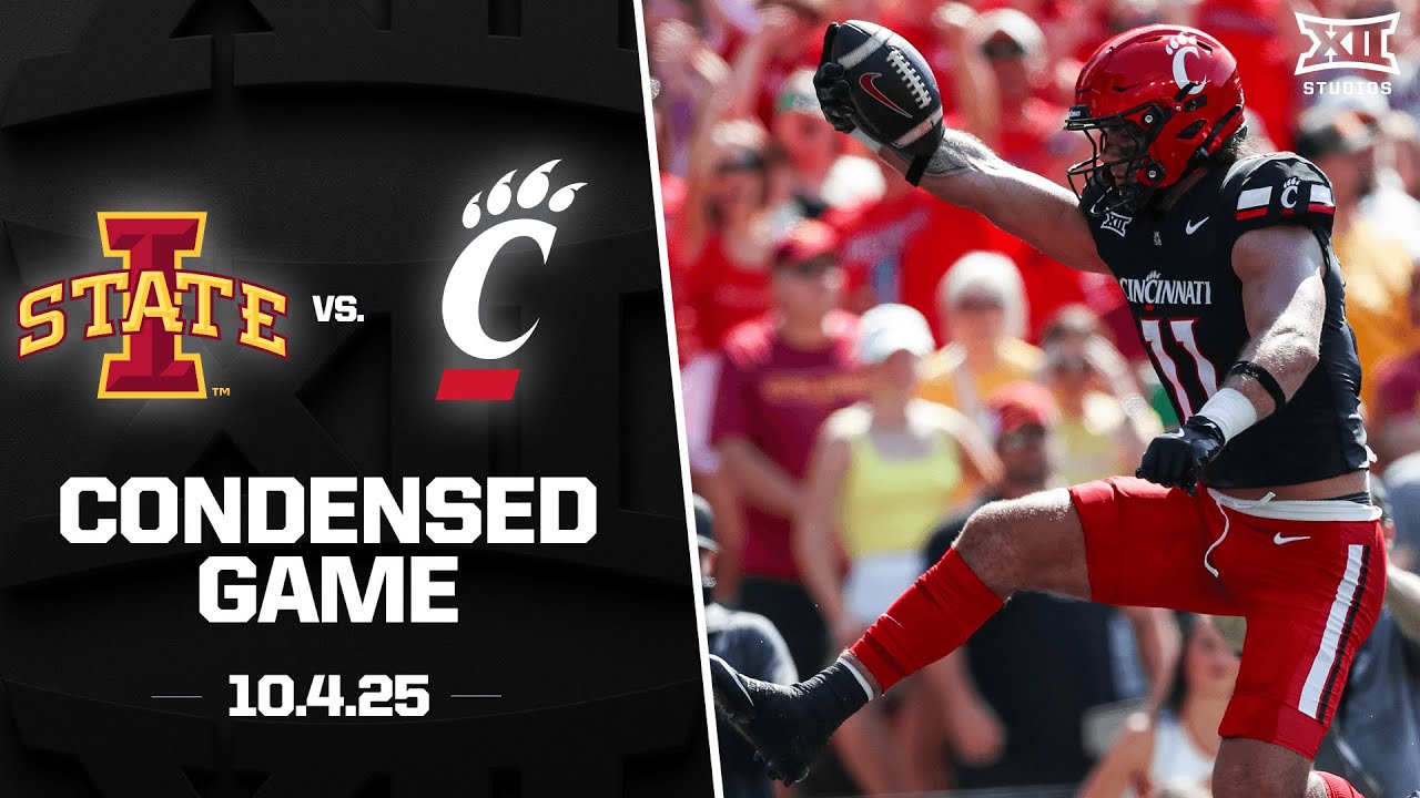 #14 Iowa State vs. Cincinnati Condensed Game | 2025 Big 12 Football