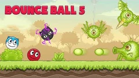 Bounce Ball 5 - Jump Ball Hero Adventure - Gameplay Walkthrough Part-1 Levels 1-10 (Android, iOS)
