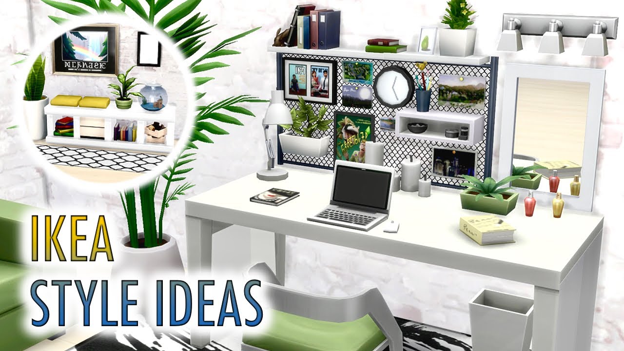 3 IKEA Style Ideas / The Sims 4 Base Game / 3 Идеи в стиле ИКЕА / Симс 4 Базовая Игра