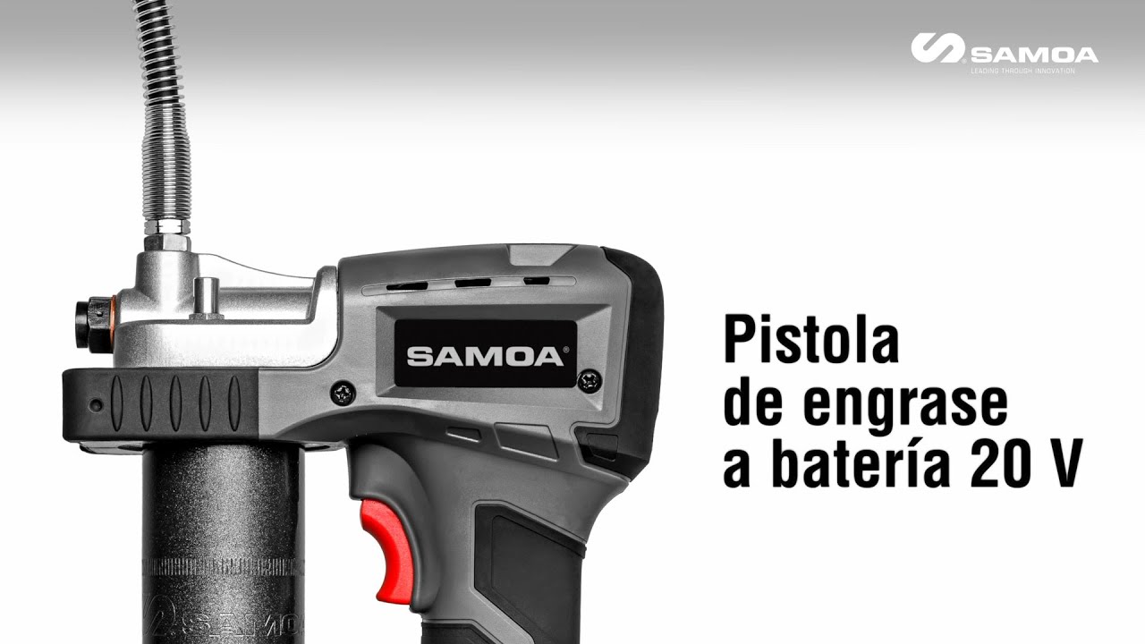 Pistola de engrase a batería 20 V - SAMOA Industrial 