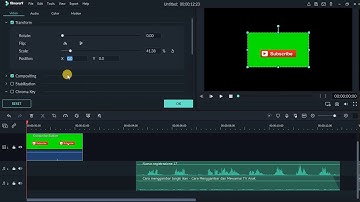 Add Subscribe button to a video with Filmora 9. FREE GREEN SCREEN.