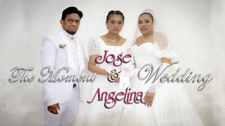 The Moment   Wedding  Jose and Angelina