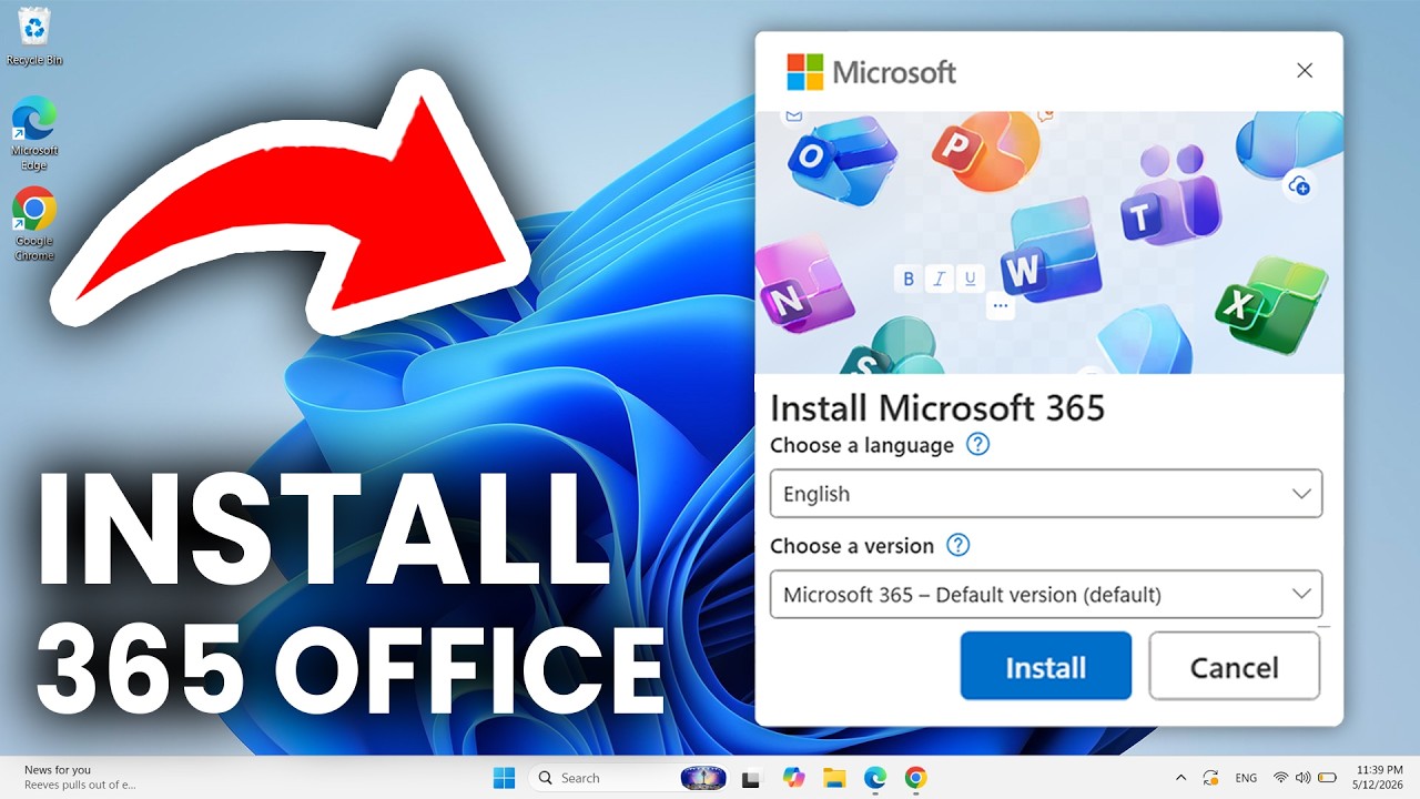 How To Download & Install Microsoft Office 365 - Step By Step - YouTube