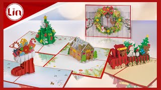 LINPopUp 3D Weihnachtskarte: Das einzigartigste und kreativste Weihnachtsgeschenk | LINPopUp