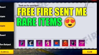 Free Fire Sent Me Rare Items  Most Rare Bundle & Gloo Wall in Free Fire History Ever !