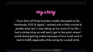 DBA Etsy Digital Bootcamp - Module 1