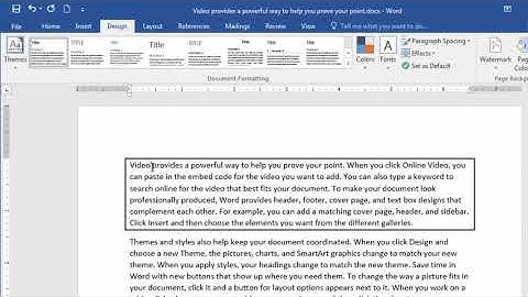 How to Add a Border and Color to a Paragraph; add Border; add Box;