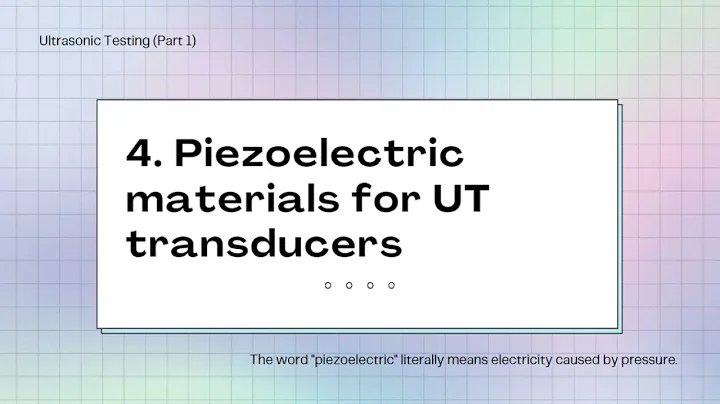 Ultrasonic Testing (UT) by Group 4 ZAE488 2020/2021