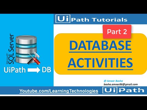 UiPath Tutorial Day 76:  Database Activities - Part 2 (Insert  & Start Transaction Activities)