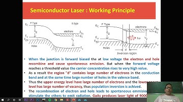 Lecture 10.7 | Semiconductor Laser - Construction and Working Principle | Dr Mohan L Verma