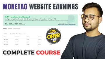 Monetag Loading Course Free 2025 | Monetag New Loading Method | Self Click Earning Trick | High CPM