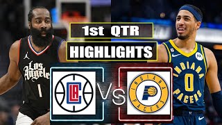 Los Angeles Clippers vs Indiana Pacers 1st QTR HIGHLIGHTS | March 25 | 2024 NBA Season