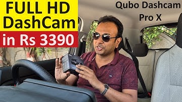 QUBO DASHCAM PRO X REVIEW | Best Car Dashcam FULL HD | BEST NIGHT VISION Dashcam