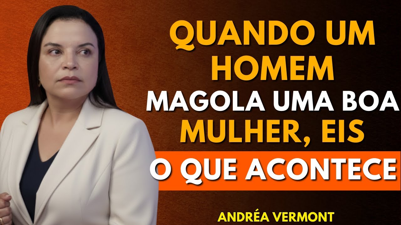 Quando um homem magoa uma boa mulher, eis o que acontece | Andréa Vermont
