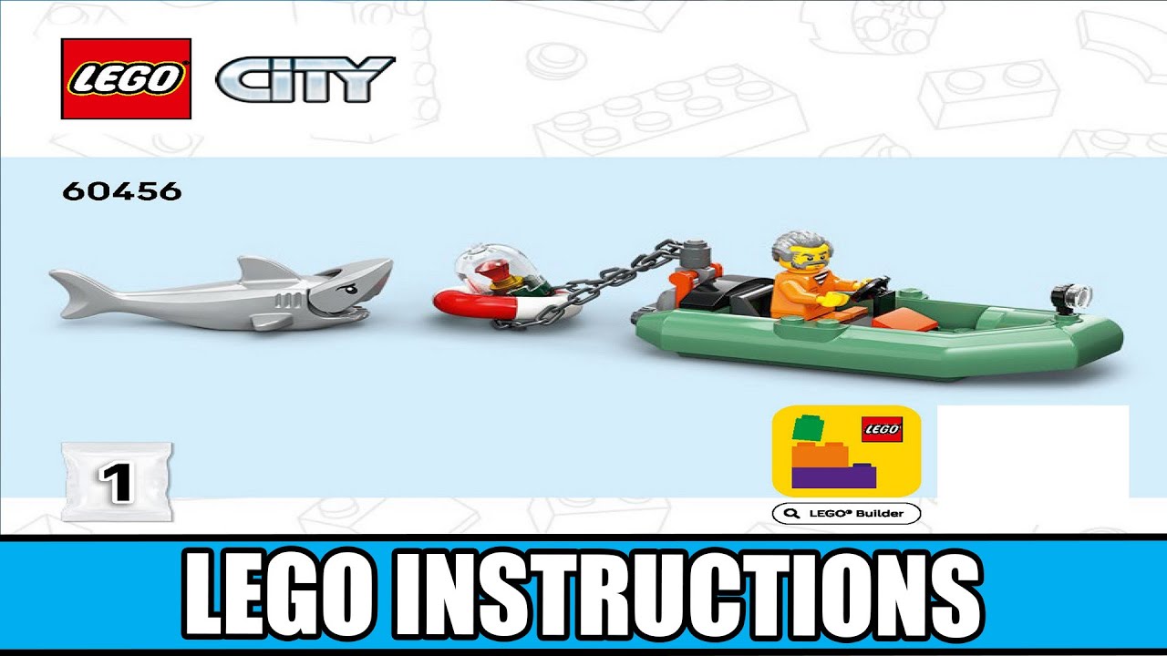 LEGO Instructions - Police - Police Boat - City LEGO instructions