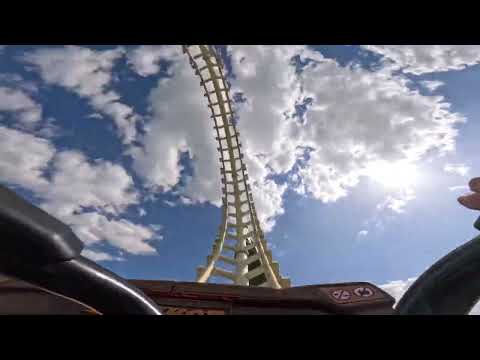 The Python Rollercoaster on Ride 4K POV ✨ Thrill Ride at Efteling Theme Park ✨🎢