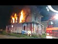 Newark ohio fire department house fire 169 elmwood by command vision dashcam with radio traffic