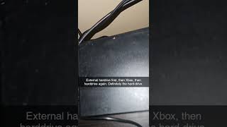Xbox external hard drive clicking sounds