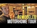 Motorhome Remodel Tour of Family RV Living Full Time