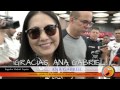 Llegada de Ana Gabriel a Madrid (09/10/16)