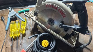 Porter Cable USA 743 Saw Service Guide