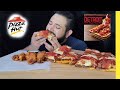 PIZZA  HUT MUKBANG  ! DETROIT STYLE PIZZA !