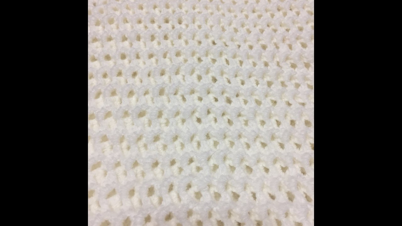 Tuto couverture bébé au crochet facile - How to make a baby blanket 