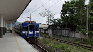 EMU544+541 4184次區間車 景美站進站(未機電改造車組,減速音明顯)
