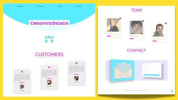 Creative Design Website -Free Website Templates -HTML CSS JS Tutorial