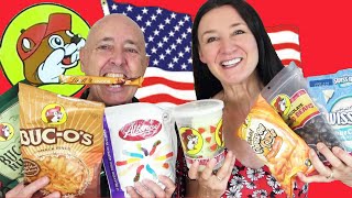 BUC-EE&#39;S  American Taste Test Candy and USA snacks Albanese Gummi Worms