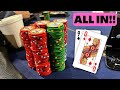 We get it all in on the very first hand   kyle fischl poker vlog ep 172