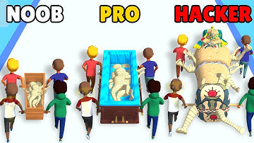 NOOB vs PRO vs HACKER in Coffin Run!