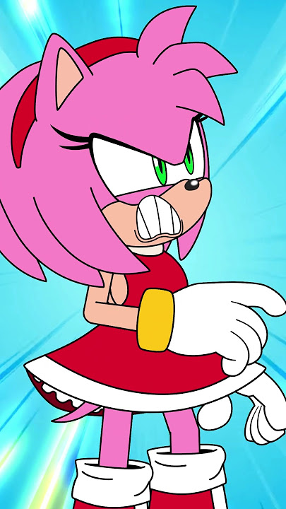 AMY ROSE AND THE FAKE SONIC THE HEDGEHOG