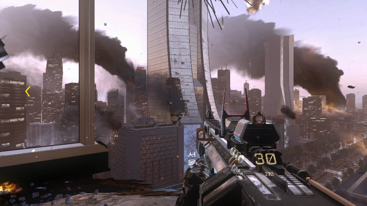 AWESOME FUTURISTIC CITY COMBAT from Online FPS Game Call of Duty Advanced Warfare