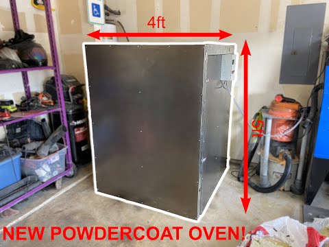 Building a HUGE Powder Coat Oven for Under $1000!