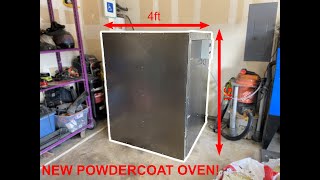 Building a HUGE Powder Coat Oven for Under $1000!