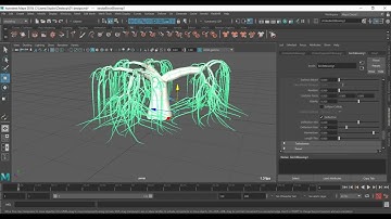 Maya paint effect   tree animation by turbulence - 5 of 10