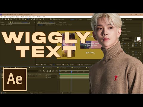 [after effects] wiggly text tutorial // kayexu