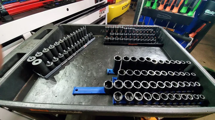 snap on, matco, and grey pneumatic 3/8 impact sockets